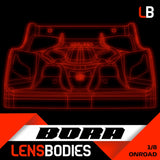 LENS BORA 1:8 Onroad Body