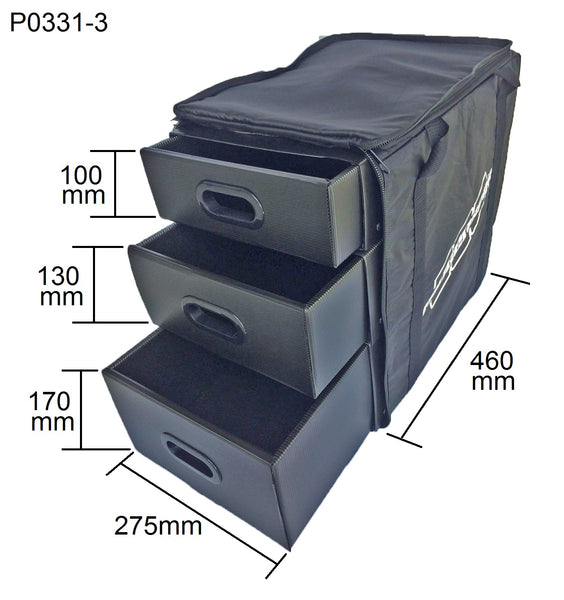 P0331-3 Mugen Seiki Medium 3 Drawer Carry Bag