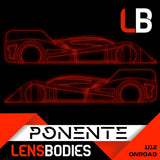 LENS PONENTE 1:12 Onroad Body