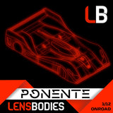 LENS PONENTE 1:12 Onroad Body