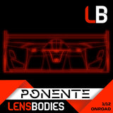 LENS PONENTE 1:12 Onroad Body