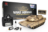Heng Long USA M1A2 Abrams RC Tank Electric Tracked 1/16 Scale RTR