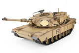 Heng Long USA M1A2 Abrams RC Tank Electric Tracked 1/16 Scale RTR