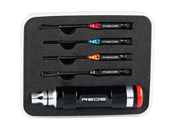 ENAC0008 Multi-function Hex Tool Kit 1.5, 2.0, 2.5, 3.0 mm (Usable on electric screwdriver)